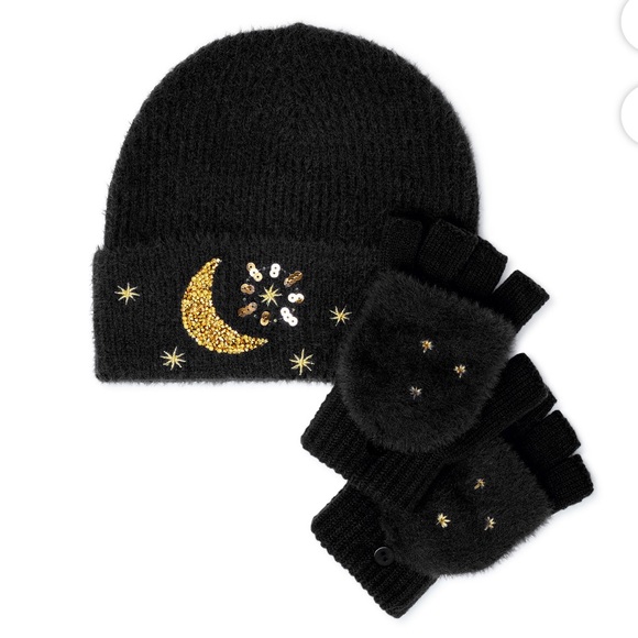 Girls hat and gloves set - Picture 1 of 4